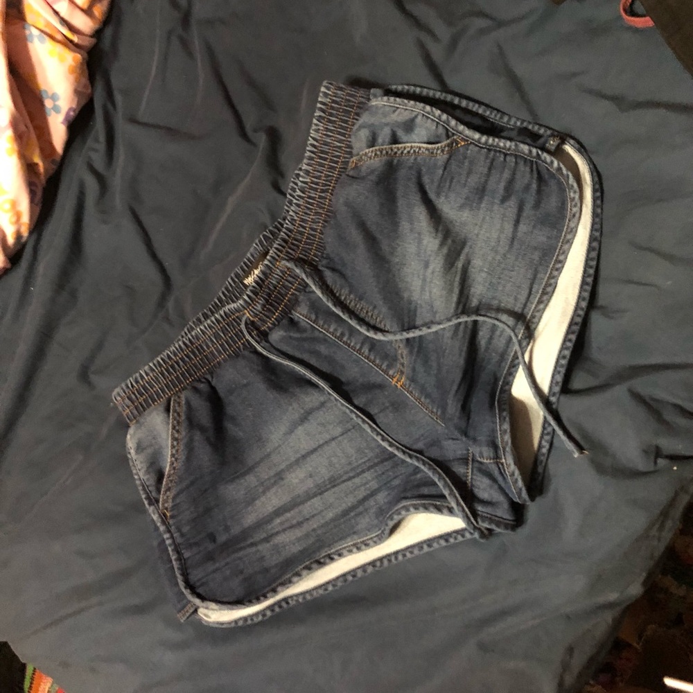 Denim shorts